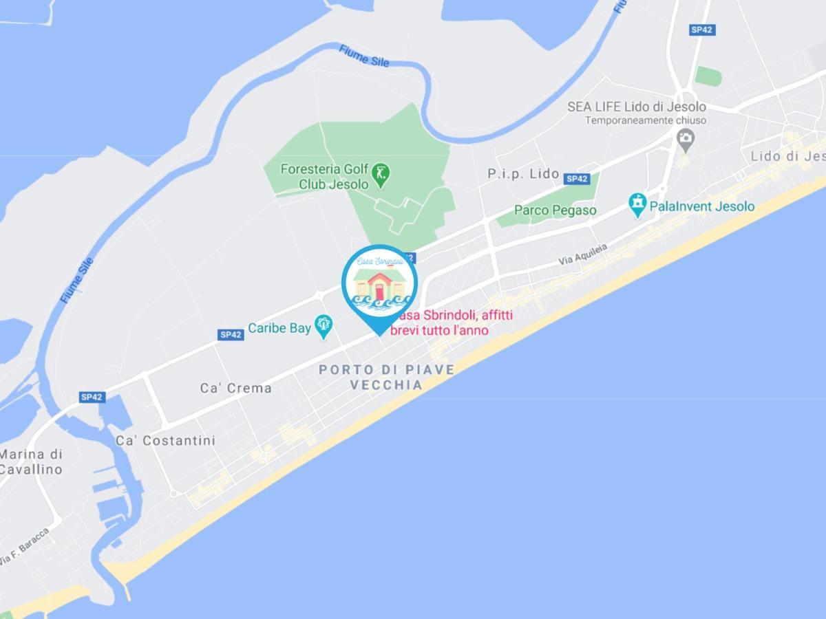 Appartamento Casa Sbrindoli Lido di Jesolo Esterno foto